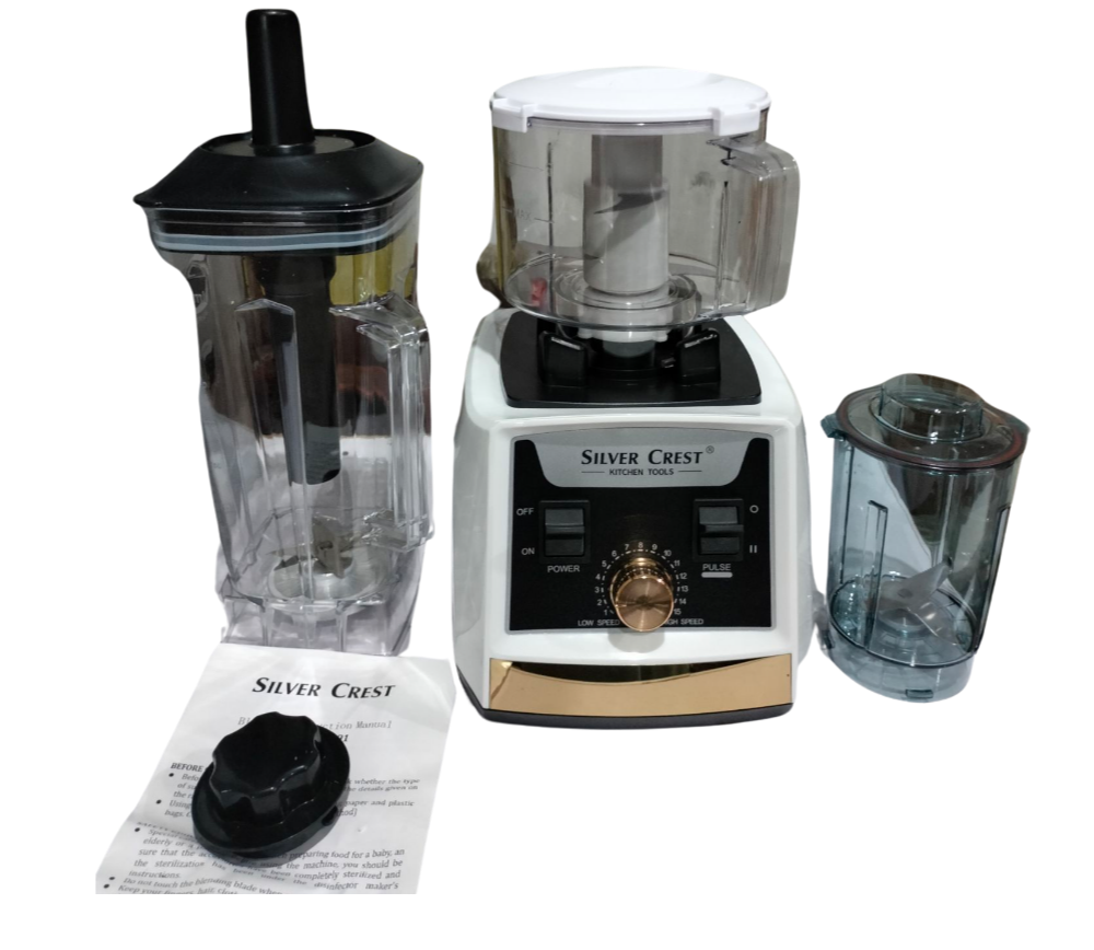 Germany Lot Imported Silver Crest 3 in 1 Food Processor | Blender, Chopper and Grinder