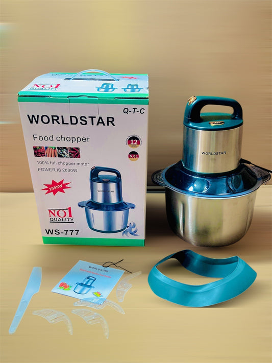 WorldStar 2000W Chopper with 5Ltr Capacity