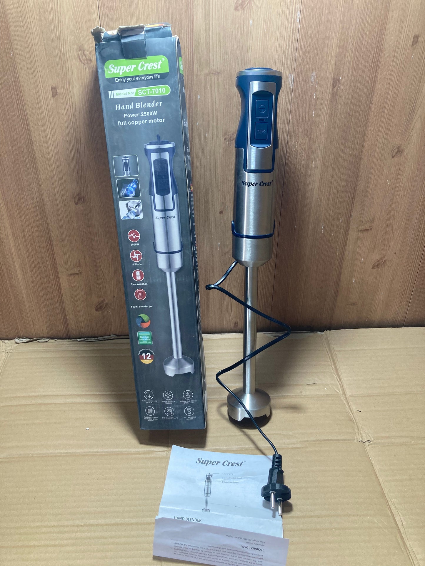 Germany Lot Imported Super Crest Hand Blender