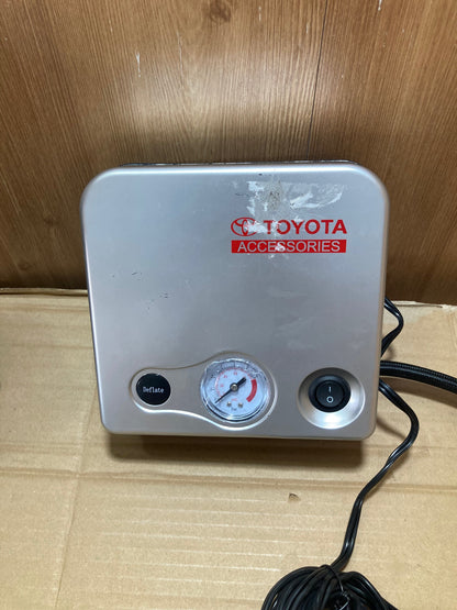 Toyota Tire Inflator/Air Compressor With 3 High Air Flow Nozzles & Adaptors