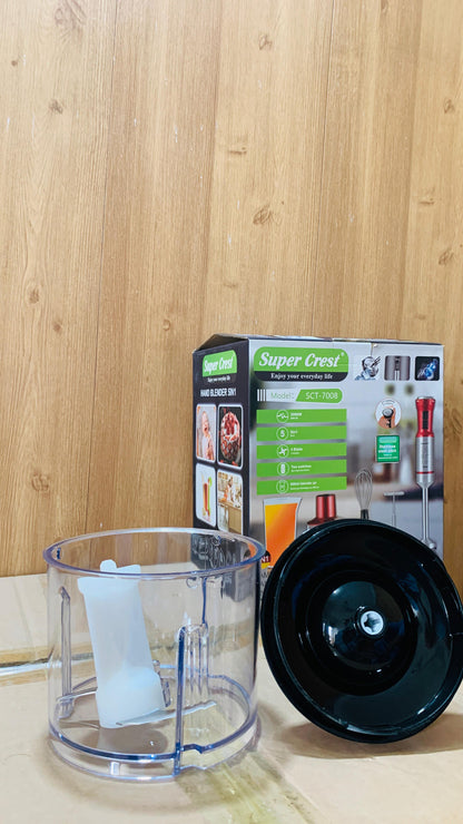 Germany Lot Imported Super Crest 5-in-1 Hand Blender Set SCT-7008