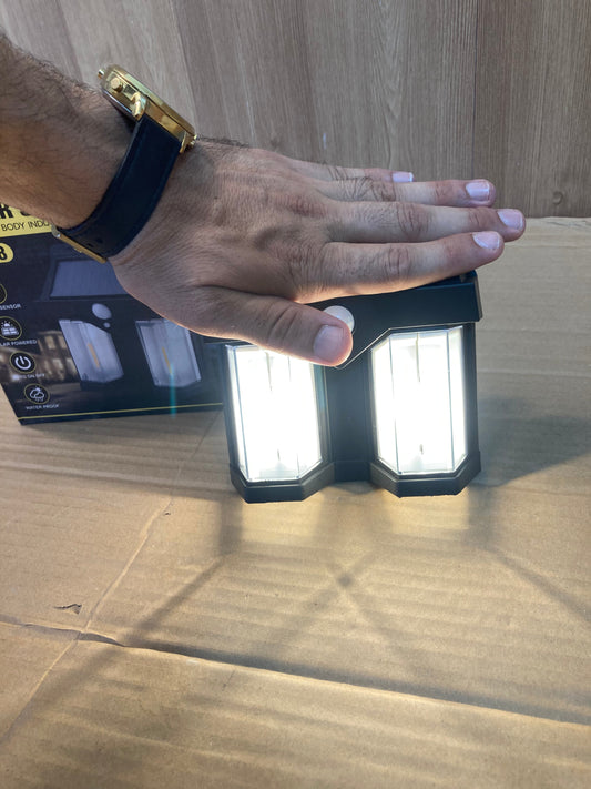 Solar Sensor Wall Lamp – Motion Activated Outdoor LED Light | Waterproof & Energy Saving