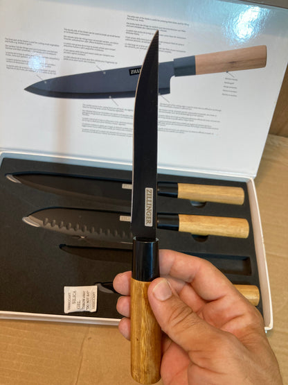 Japanese knife set 4-in-1 for kitchen