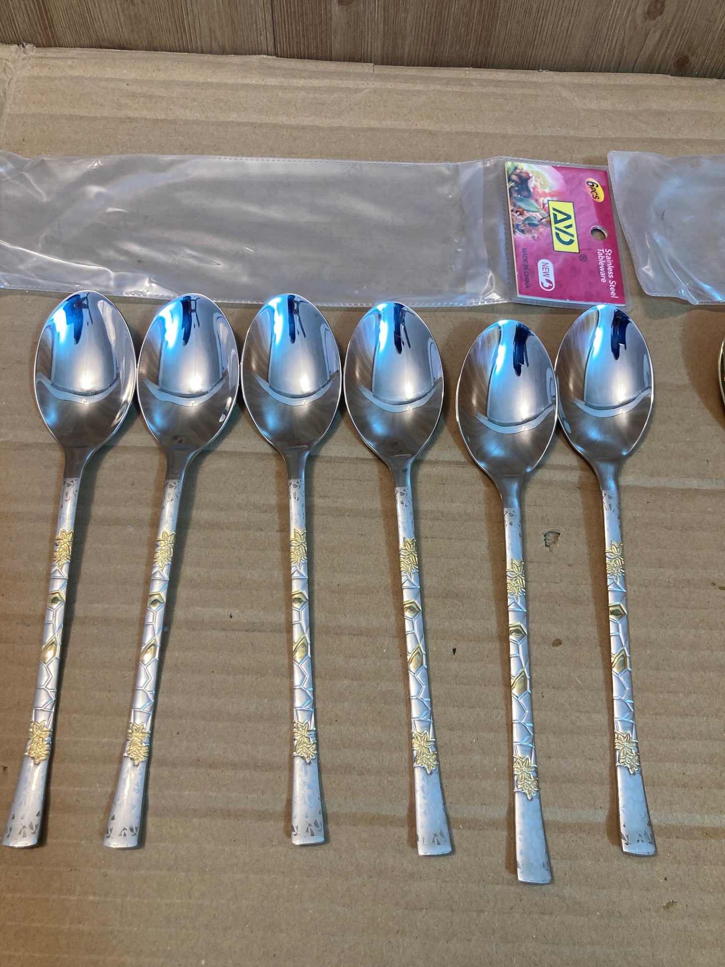 AYD 6PCs Stainless Steel Table Spoon Set