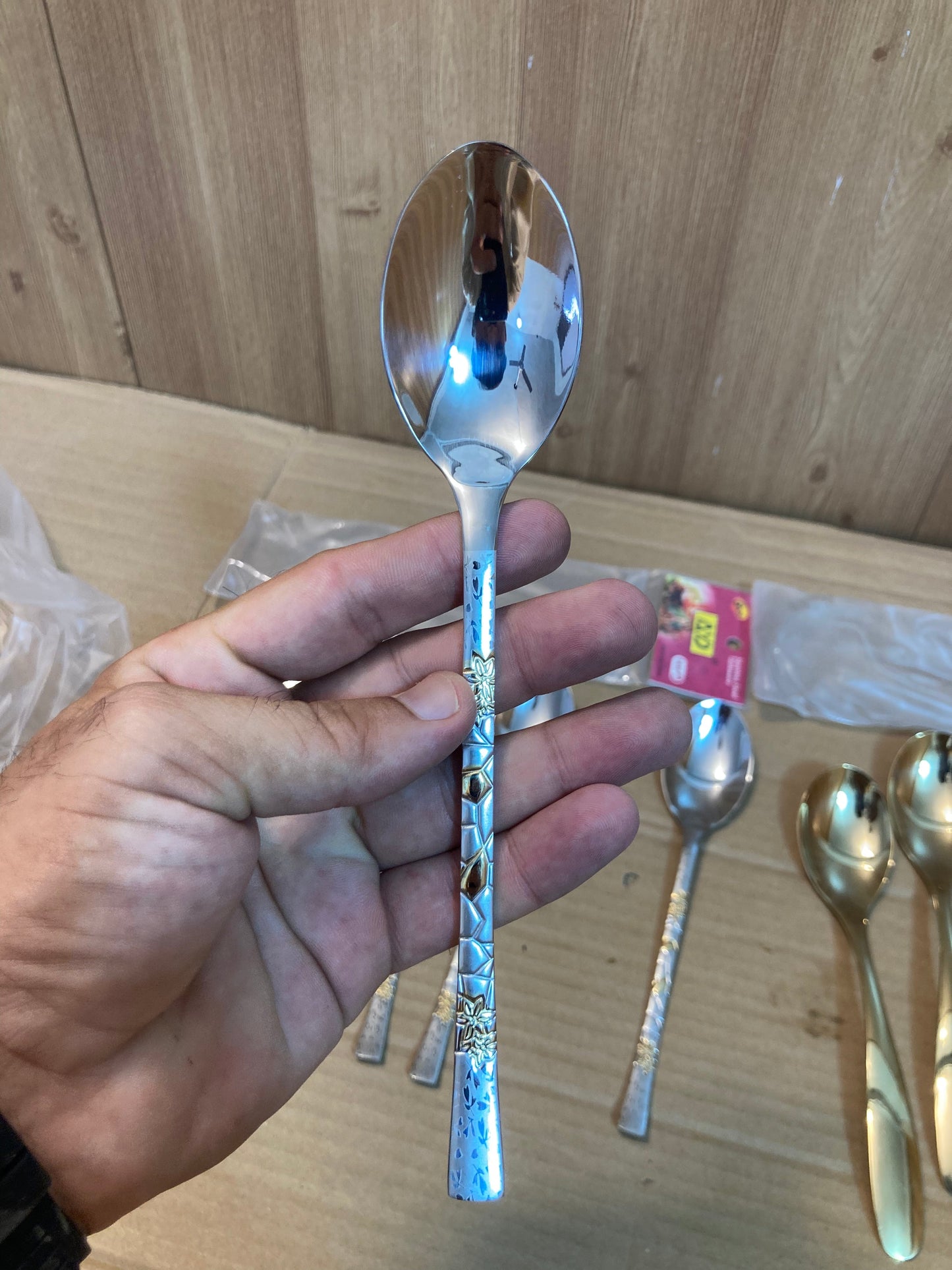 AYD 6PCs Stainless Steel Table Spoon Set