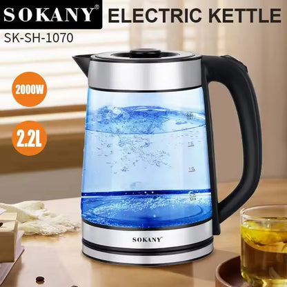 Sokany Blue Light 2.2L Electric Kettle 2000W
