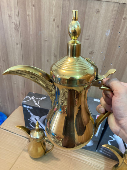 Arabic Style Golden Stainless Steel TeaPot