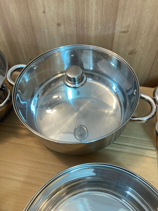 BergHome 8PCs Stainless Steel Cookware Set