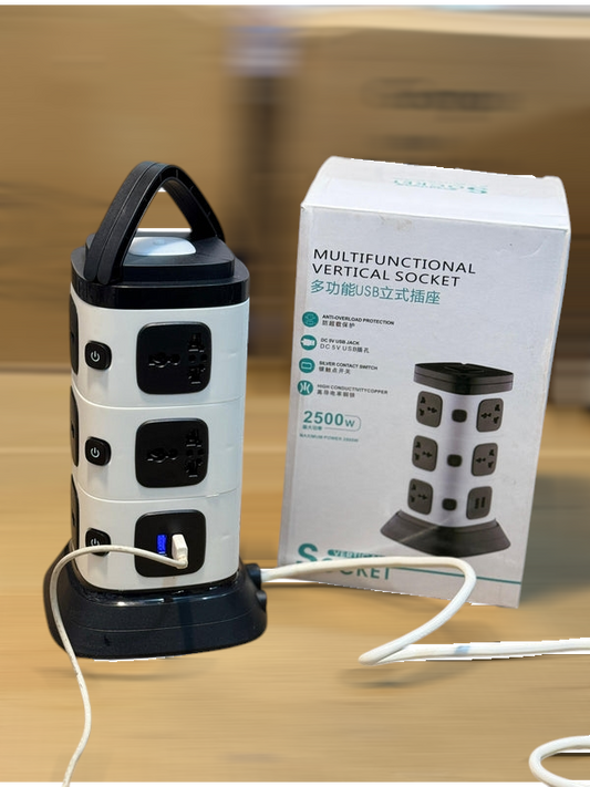 Multiple Functions Power Socket Extension 2500W