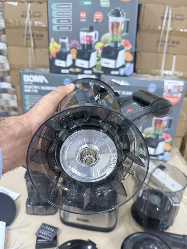 BOMA 6-in-1 Juicer Blender | Multifunction Food Processor | Powerful Motor