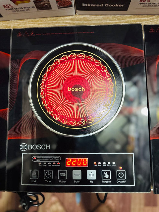 Bosch RBK-12 Infrared Cooker – 2200W High Power Electric Stove with Touch Control & Energy Saving Technology