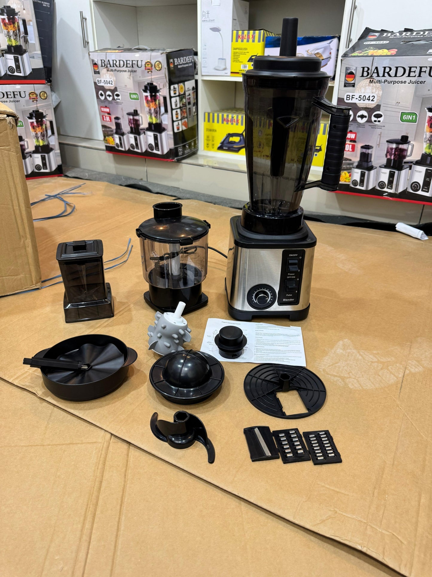 Bardefu 8-in-1 Juicer Blender – All-in-One Kitchen Power Machine