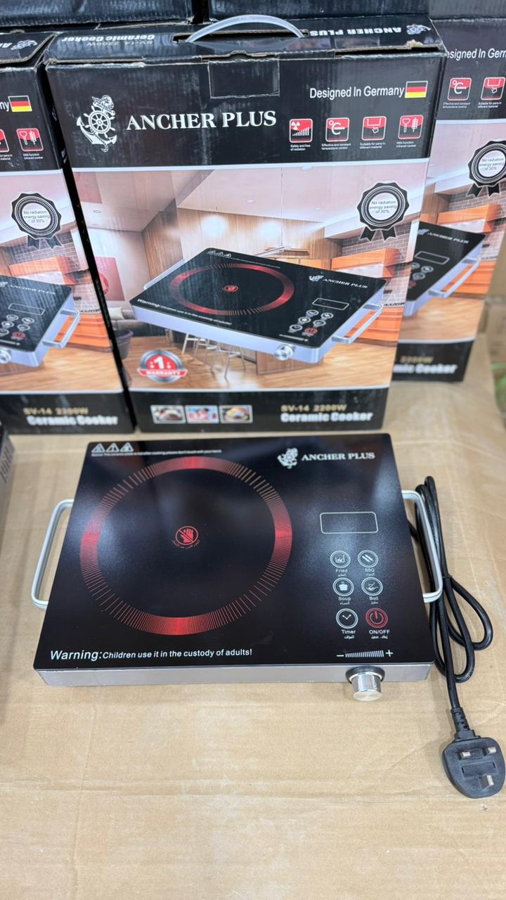 Ancher Plus Electric Stove – German Lot | Fast Heating, Durable Hot Plate, Adjustable Temperature Control