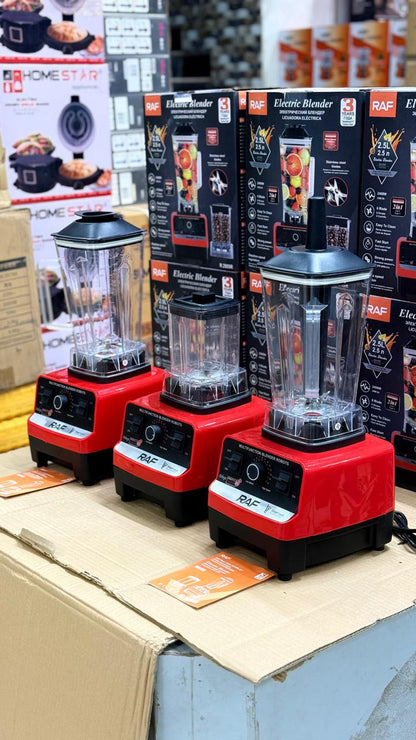 RAF Electric 2-in-1 Blender & Grinder – 2.5L Large Capacity, Powerful Multi-Purpose Mixer