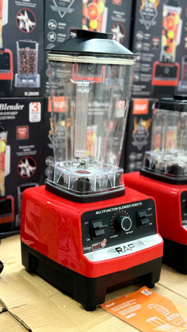 RAF Electric 2-in-1 Blender & Grinder – 2.5L Large Capacity, Powerful Multi-Purpose Mixer