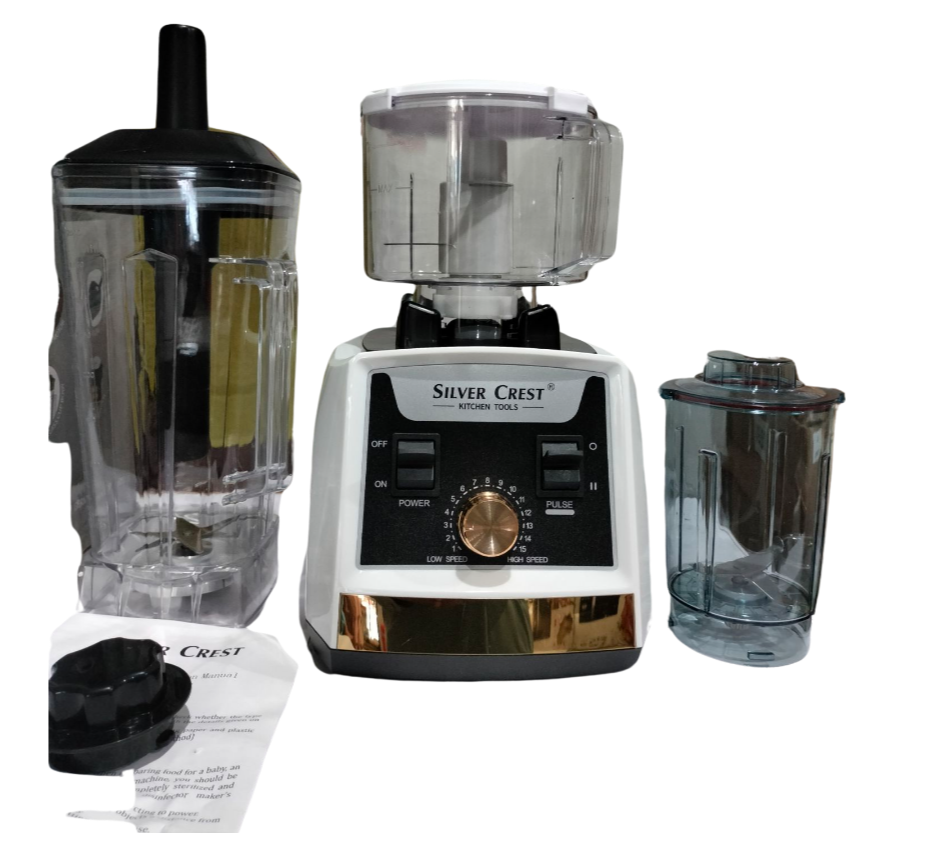 Germany Lot Imported Silver Crest 3 in 1 Food Processor | Blender, Chopper and Grinder