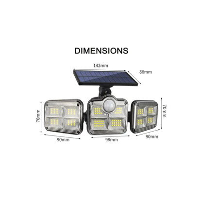 Adjustable Remote Control 3D Solar Light
