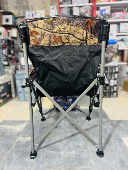 Portable Camping Chair Featuring Cup Holder And Side Pocket